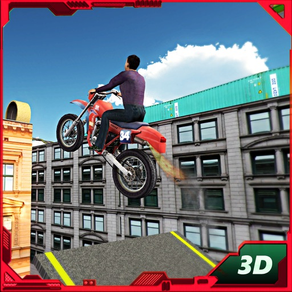 Moto teto saltar acrobacias & pro driver sim