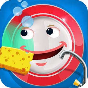 Kids Dish Washing and Cleaning Pro - Fun Kitchen Games for Girls,Kids and Boys