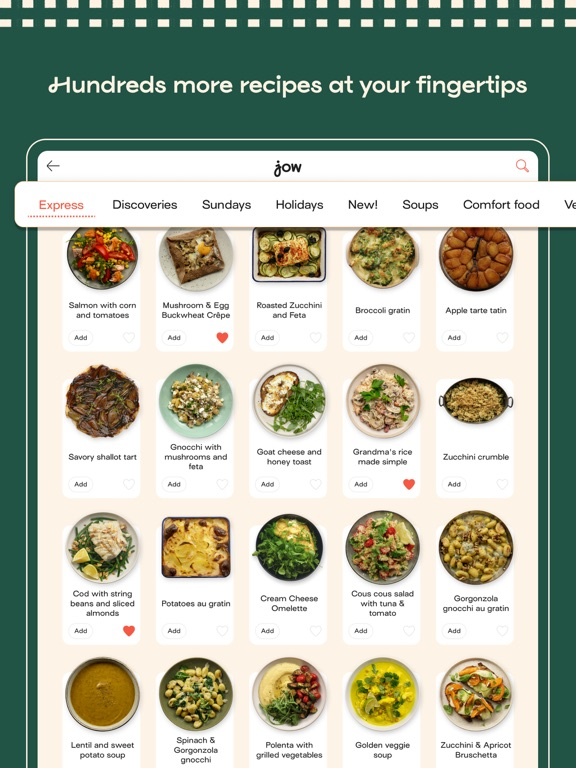 Jow - easy recipes & groceries poster