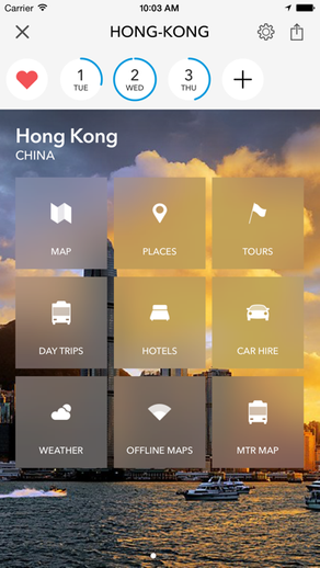 Hong Kong - Mapa offline e guia da cidade