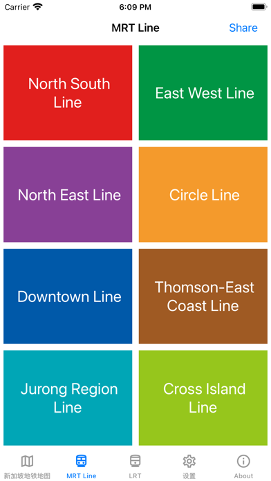 SG MRT Map poster