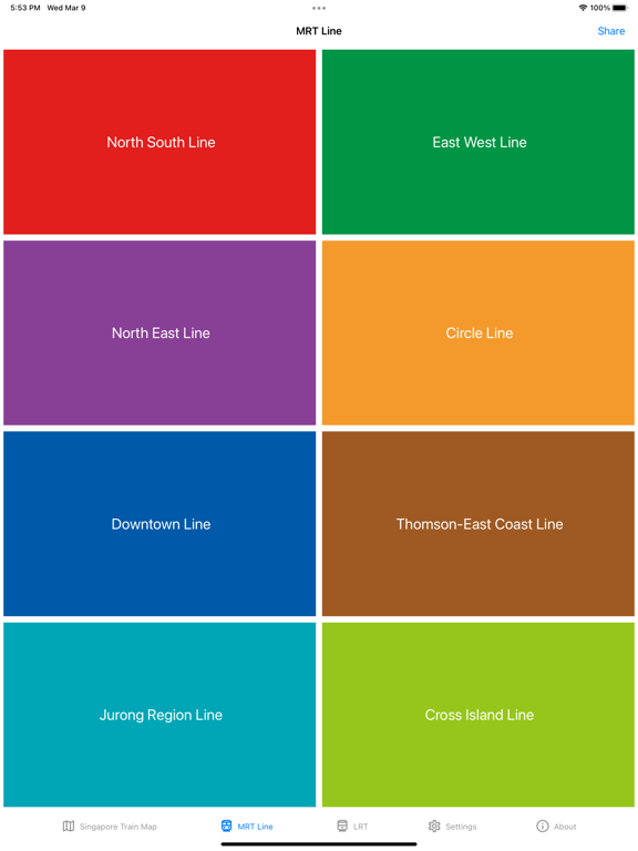 SG MRT Map poster