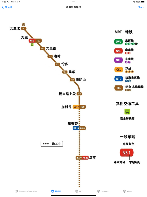 SG MRT Map poster