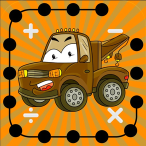 Kid-s Math-s Dot-s (Construct-ion Vehicle-s): Learn-ing Education-al Add-ition & Subtract-ion Basic-s