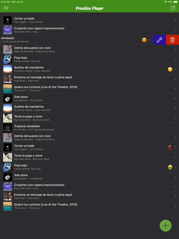 Reproductor de práctica الملصق