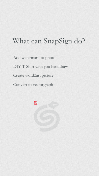 SnapSign poster