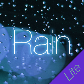 Rain Sounds for Sleeping Lite: HD Natural track and with 24-hour countdown timer