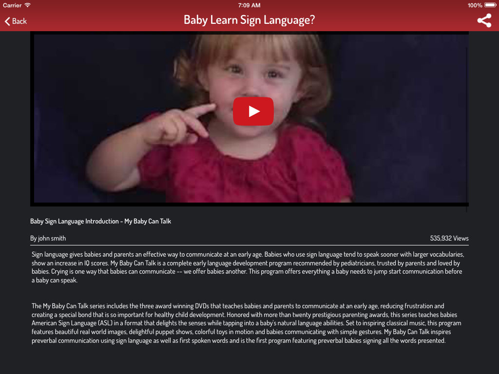 Sign Language Guide - American Sign Language Learning Signs poster