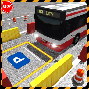 Real City Bus Parking Simulator 2017: teste de dri