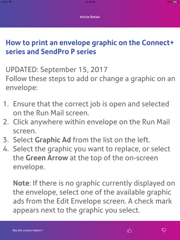 SendPro® Care poster