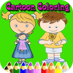 Cartoon Color easy kid games for 4 yr old girls
