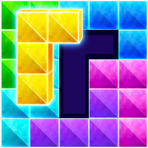 Glow Block Puzzle - Rotate!