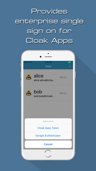 Cloak Mobile Token poster