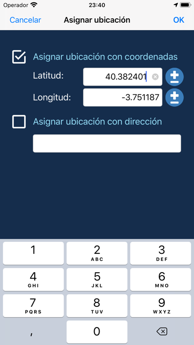 iLocation+: ¡Aquí! الملصق