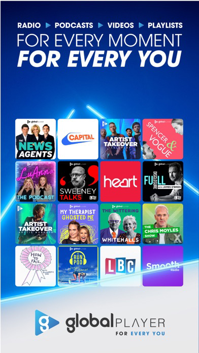 Global Player-Radio & Podcasts for iOS (iPhone/iPad/Apple TV/iPod touch ...