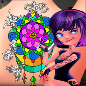 Tattoo Maker: School Girls Art