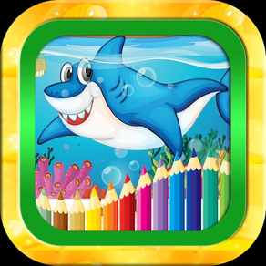 Coloriage pour les dauphins et les animaux de mer