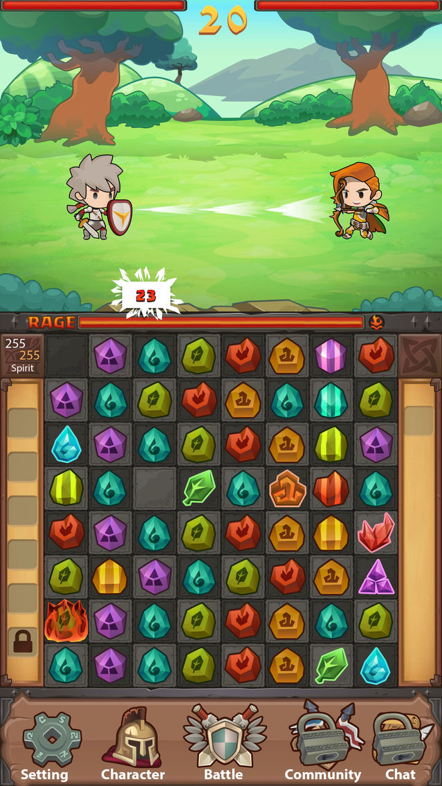 5 Elements Multiplayer Match-3 poster