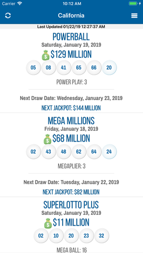 All Lottery Results