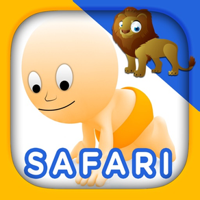 Animales de la jungla y de safari: Tarjetas de memoria para bebés gratuitas - El mejor juego y una gran diversión para los niños más pequeños