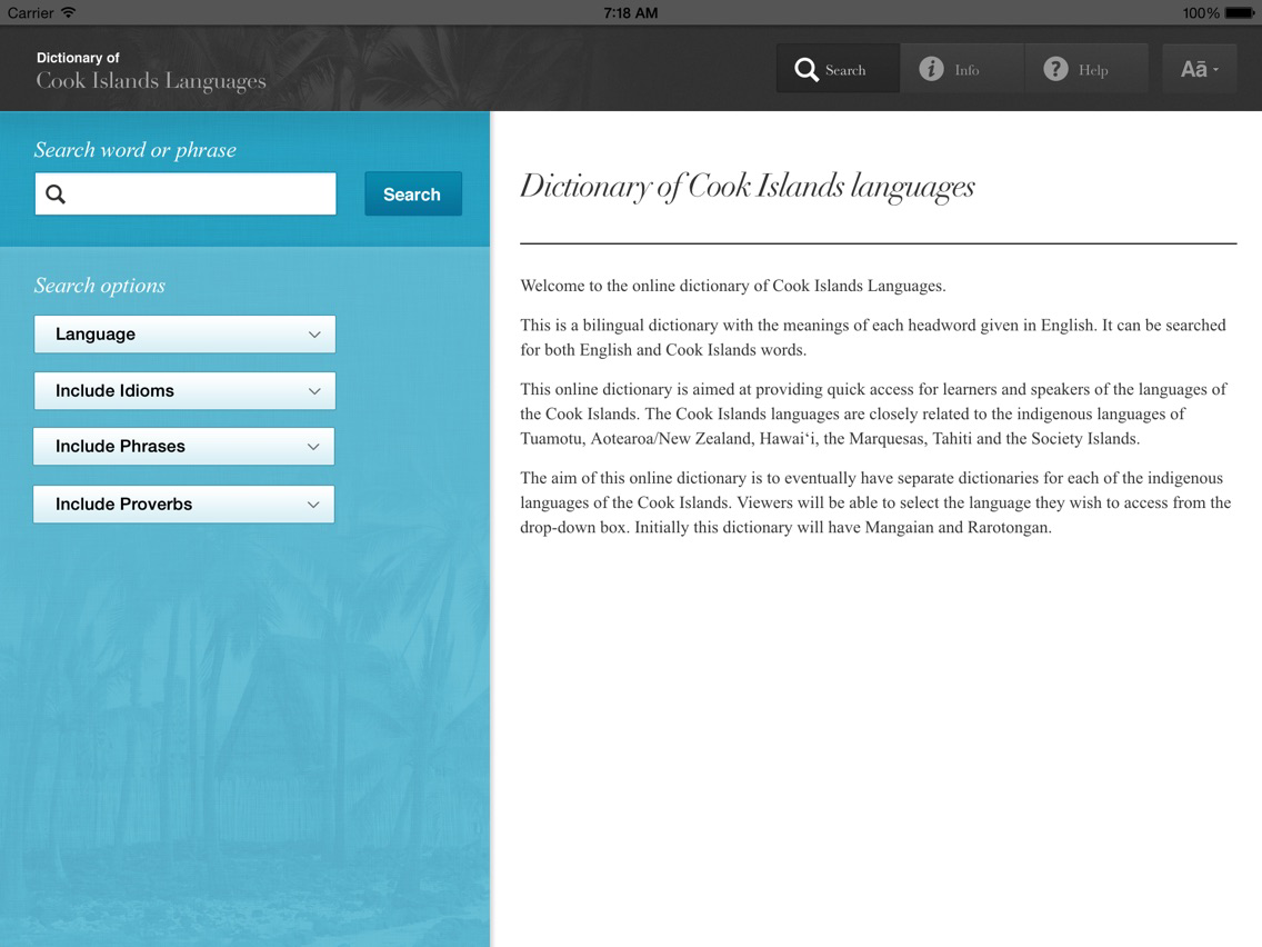 CI Dictionary poster