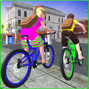 School Time Emergency Bicycle Race