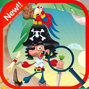 Différences Spot: Pirate jeu Puzzle