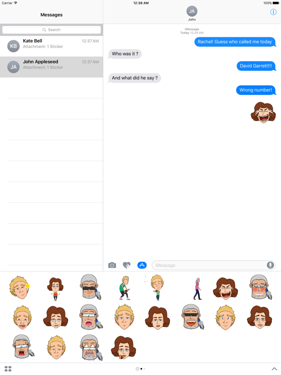 Super Gerry Stickers Pack for iMessage poster