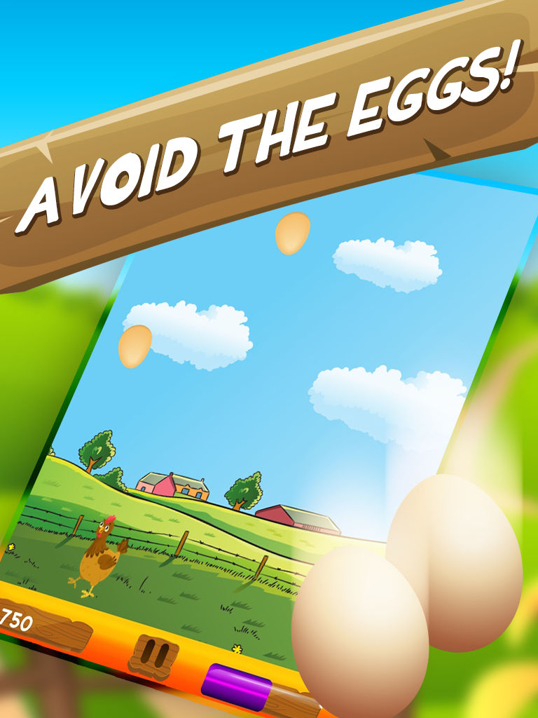 Falling Chicken Egg Quest: Farm Drop Revolution poster