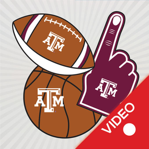 Texas A&M Aggies Animated Selfie Stickers