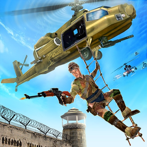 Ejército Prisión Helicóptero Cañonera Batalla 3D