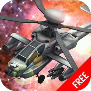 A Battle Gunship Space War : Helicopter in Action