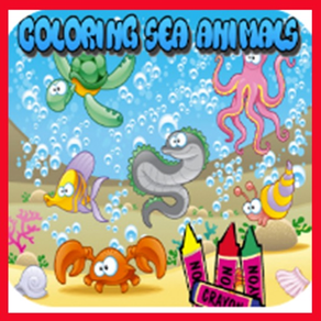 Kids Coloring Sea Animals