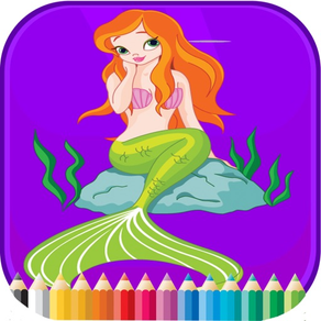 Desenhos para colorir Mermaid Art - for Kid