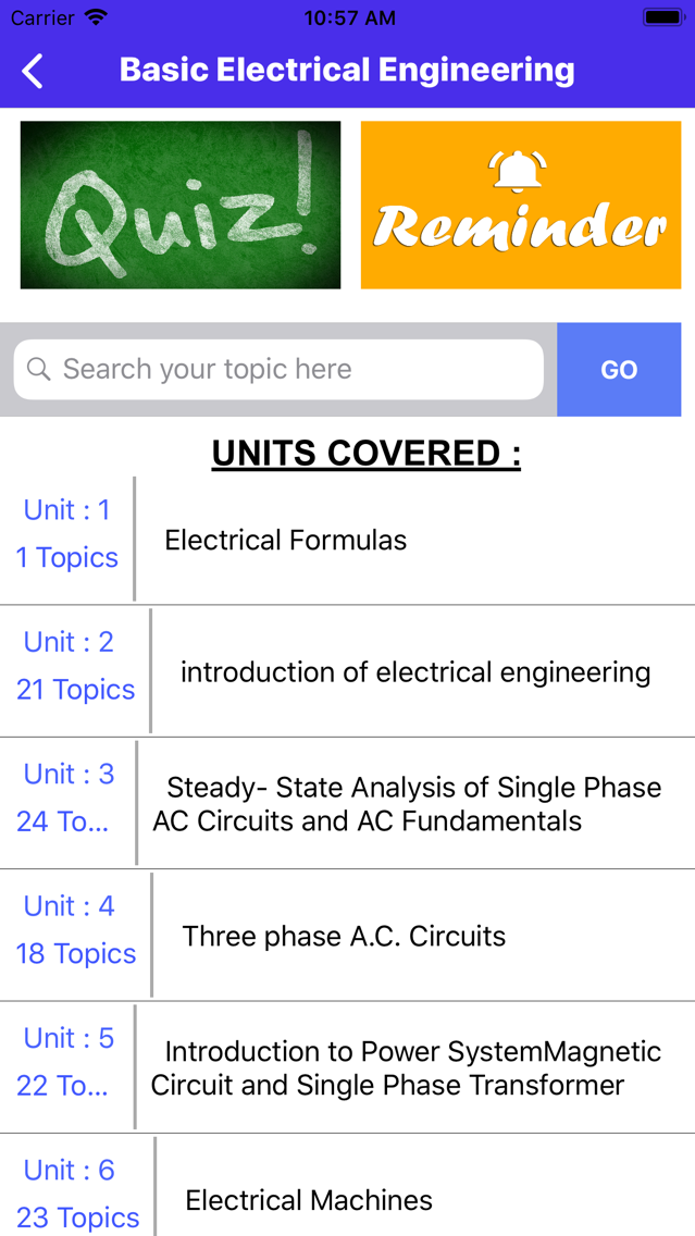 Electrical Engineering App poster