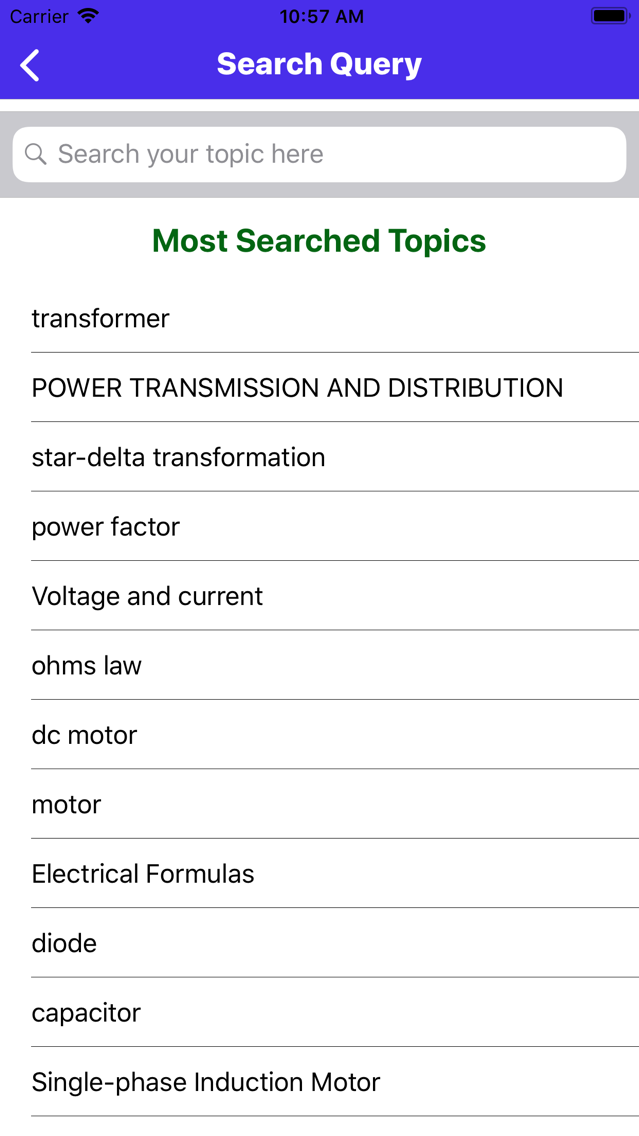 Electrical Engineering App poster
