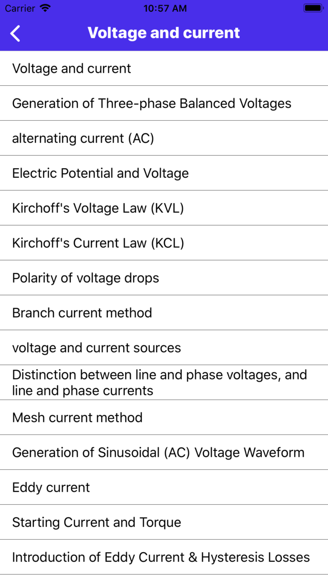 Electrical Engineering App poster