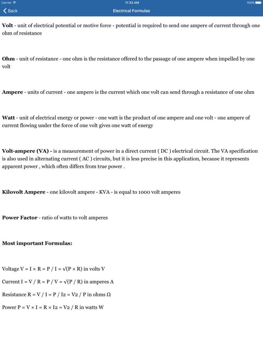 Electrical Engineering App poster