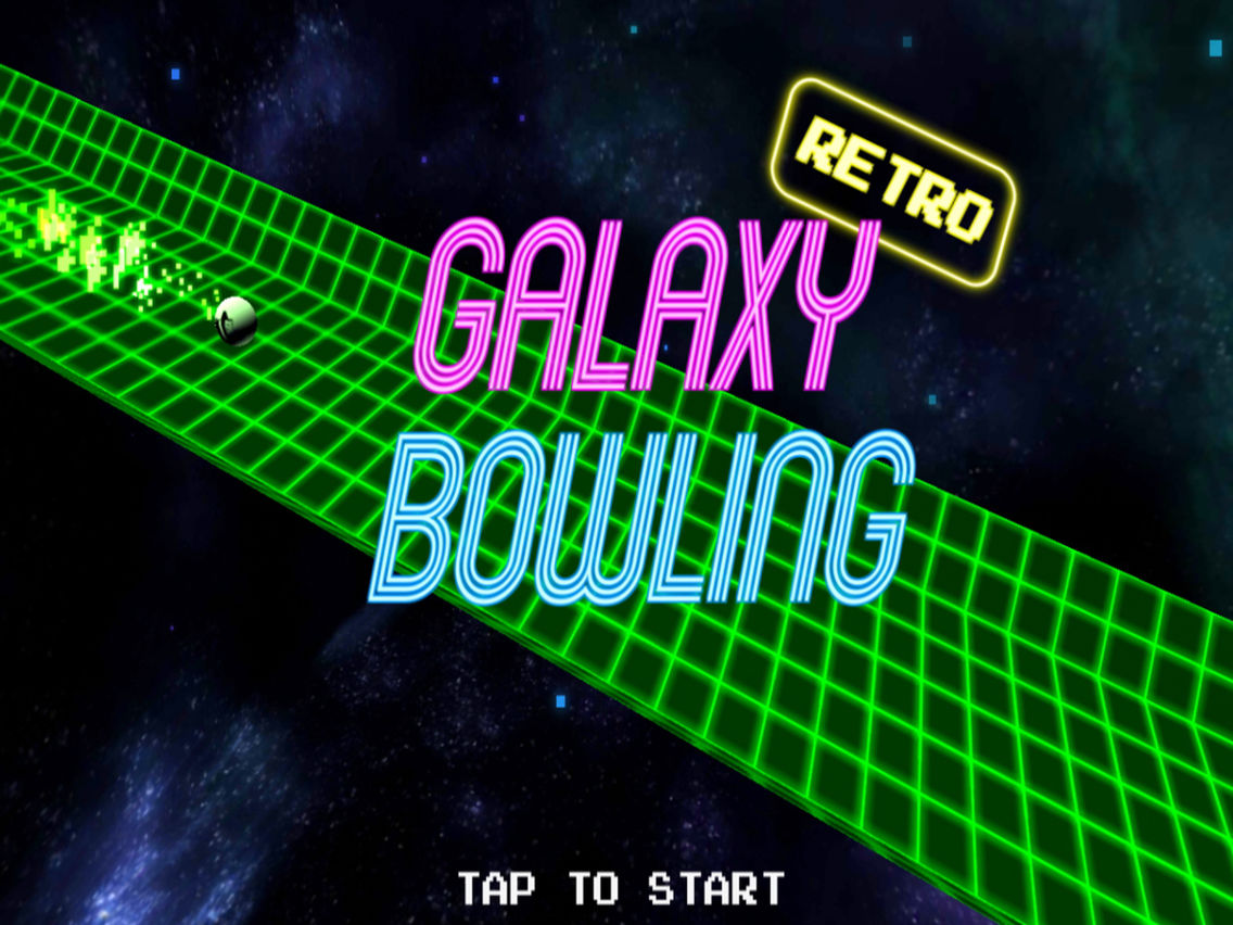 Galaxy Retro Bowling poster