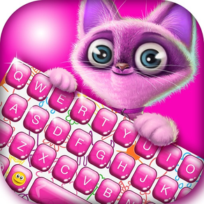 Niedlich Tastatur Entwürfe - Girly Themen Emoji
