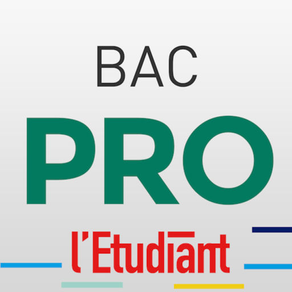 Bac Pro 2018 avec l'Etudiant