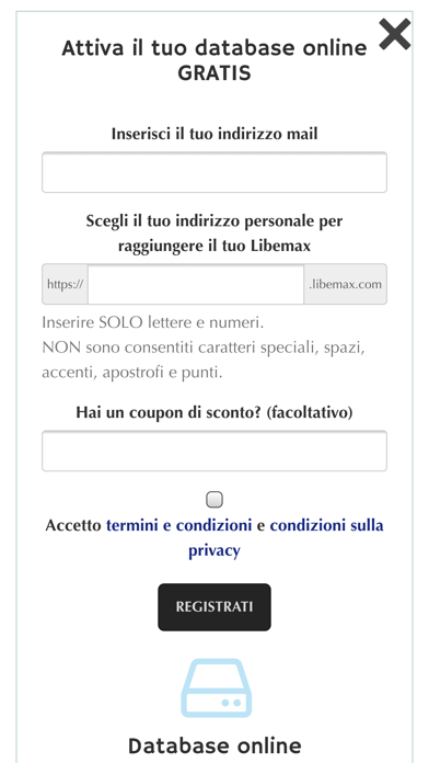 Libemax, Database online cloud poster