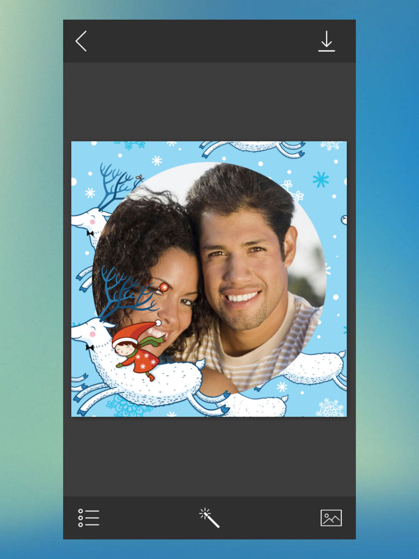 Xmas Picture Frame - Picture Editor poster