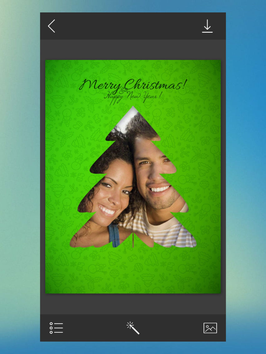 Xmas Picture Frame - Picture Editor poster