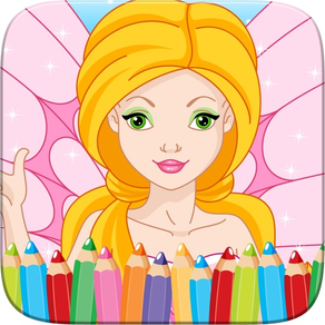 Beauté princesse fée Coloring Book Dessin pour enfants Jeux