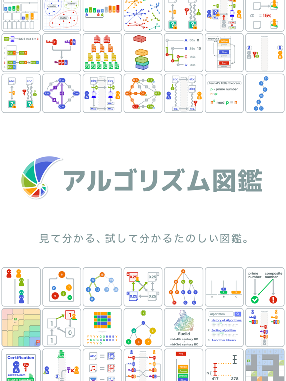 アルゴリズム図鑑 ポスター