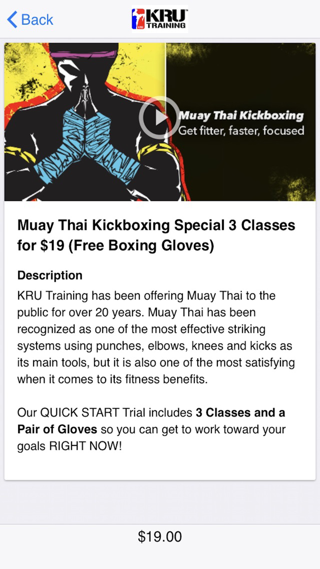KRU Training poster
