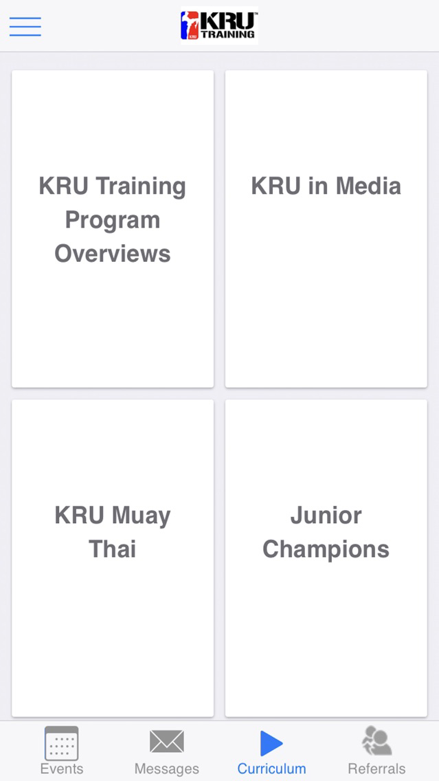 KRU Training poster