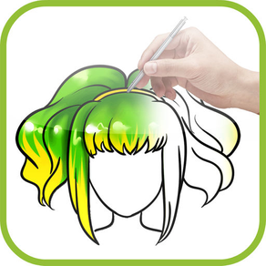 How to draw Hairdo - Hairstyle