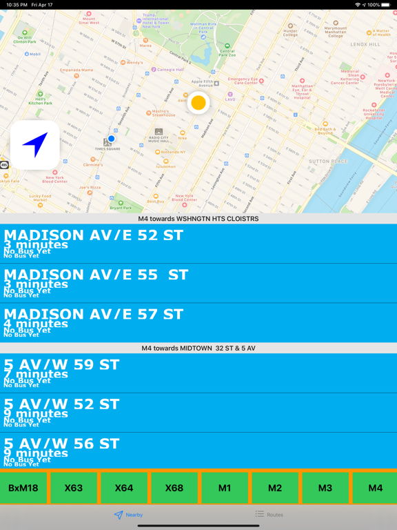 Bus NYC in 3D City View Lite Cartaz